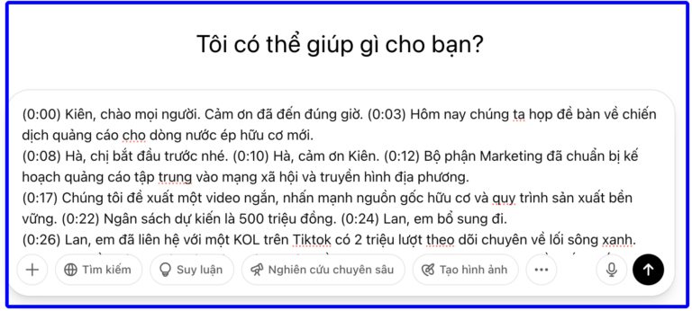 CHUYÊN MỤC:BÌNH DÂN HỌC VỤ SỐ
Bài 12: Thư ký AI - thay bạn ghi chép lại cuộc họp- Ảnh 9.