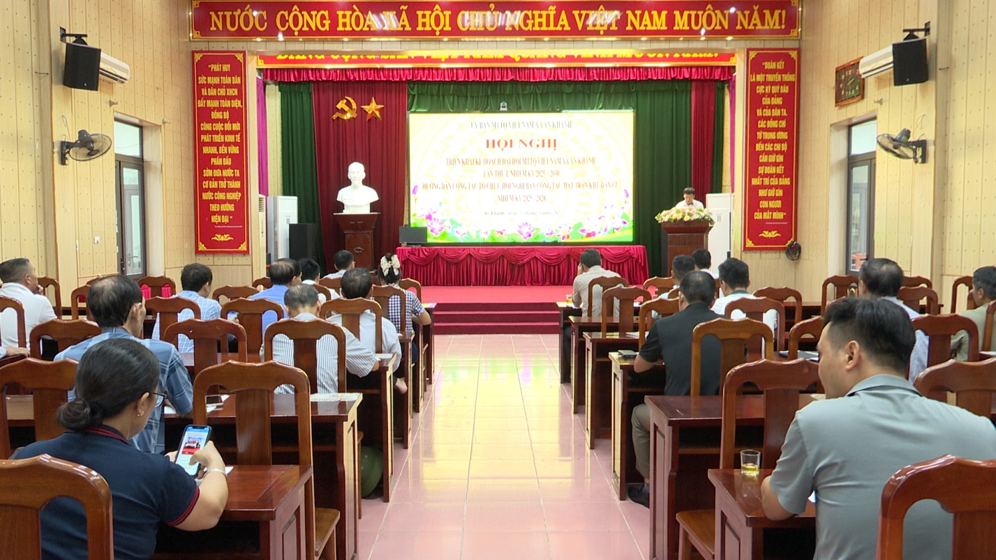 Ủy ban MTTQ Việt Nam xã An Khánh triển khai Kế hoạch Đại hội lần thứ I, nhiệm kỳ 2025-2030- Ảnh 1.