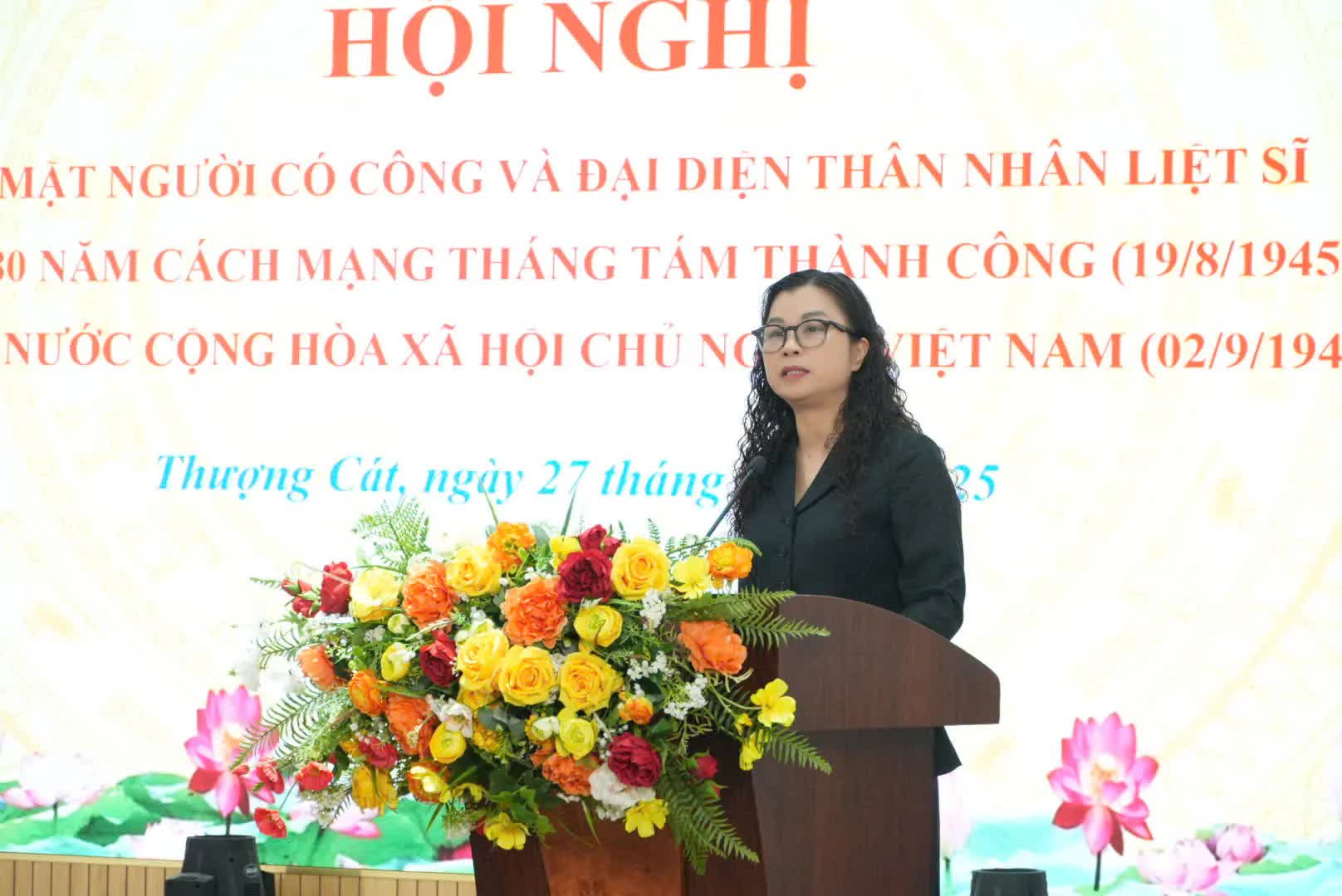 Thượng Cát gặp mặt tri ân gia đình chính sách nhân kỷ niệm 80 năm Quốc khánh 2/9- Ảnh 1.