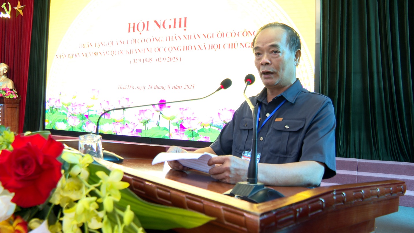 Hội nghị tri ân người có công tại Hoài Đức nhân kỷ niệm 80 năm Quốc Khánh 2/9- Ảnh 6.