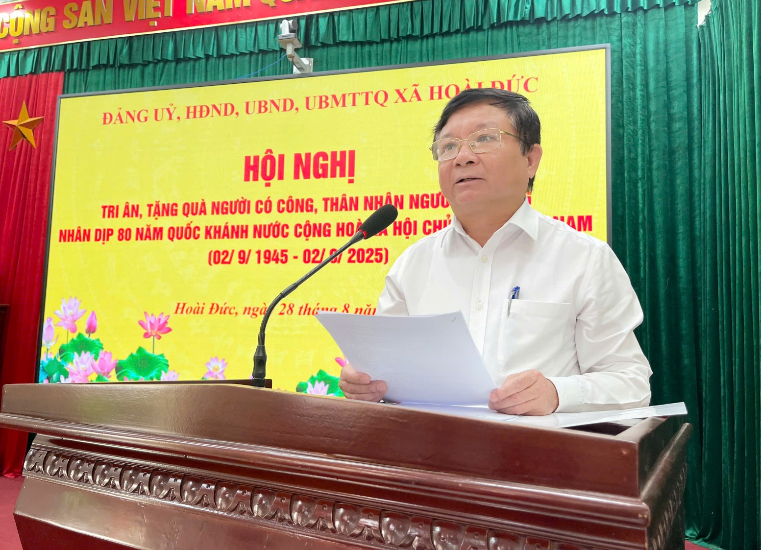 Hoài Đức tri ân, tặng quà người có công và thân nhân người có công nhân dịp kỷ niệm 80 năm Quốc khánh nước CHXHCN Việt Nam- Ảnh 9.