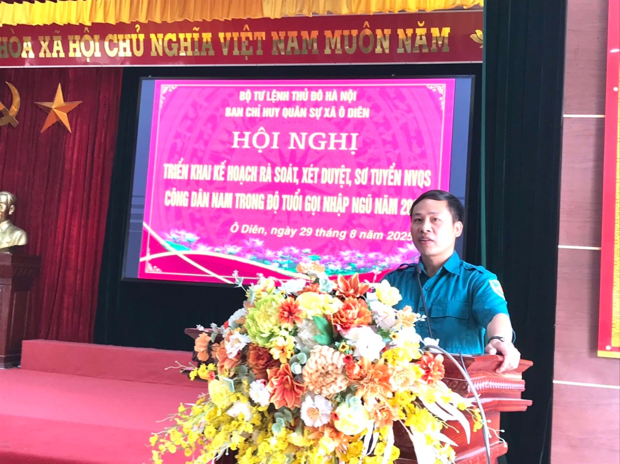 Hội nghị triển khai kế hoạch rà soát, phúc tra, sơ tuyển nam công dân trong độ tuổi nhập ngũ năm 2026- Ảnh 1.