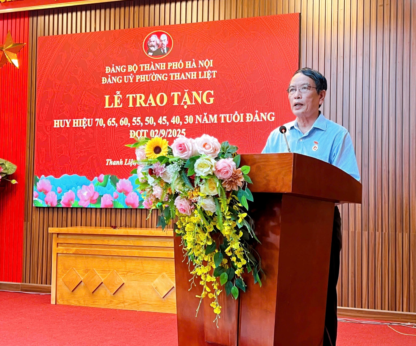 “Huy hiệu Đảng – Dấu ấn vẻ vang trong hành trình cống hiến của 108 đảng viên phường Thanh Liệt- Ảnh 8.