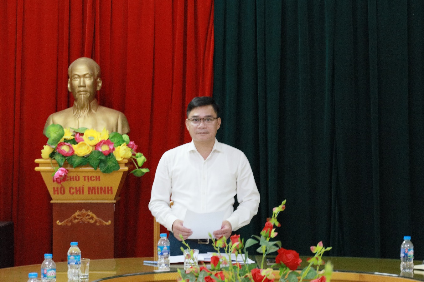 Trung tâm Văn hoá, Thông tin và Thể thao xã Cổ Đô tổ chức hội nghị triển khai chương trình văn hoá, văn nghệ, truyền hình trực tiếp lễ diễu binh, diễu hành, kỷ niệm 80 năm ngày Quốc khánh Nước Cộng Hoà Xã hội Chủ nghĩa Việt Nam của- Ảnh 2.