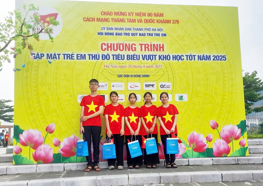 Xã Quảng Bị có 05 em học sinh tiêu biểu vượt khó học tốt của Thủ đô năm 2025- Ảnh 1.
