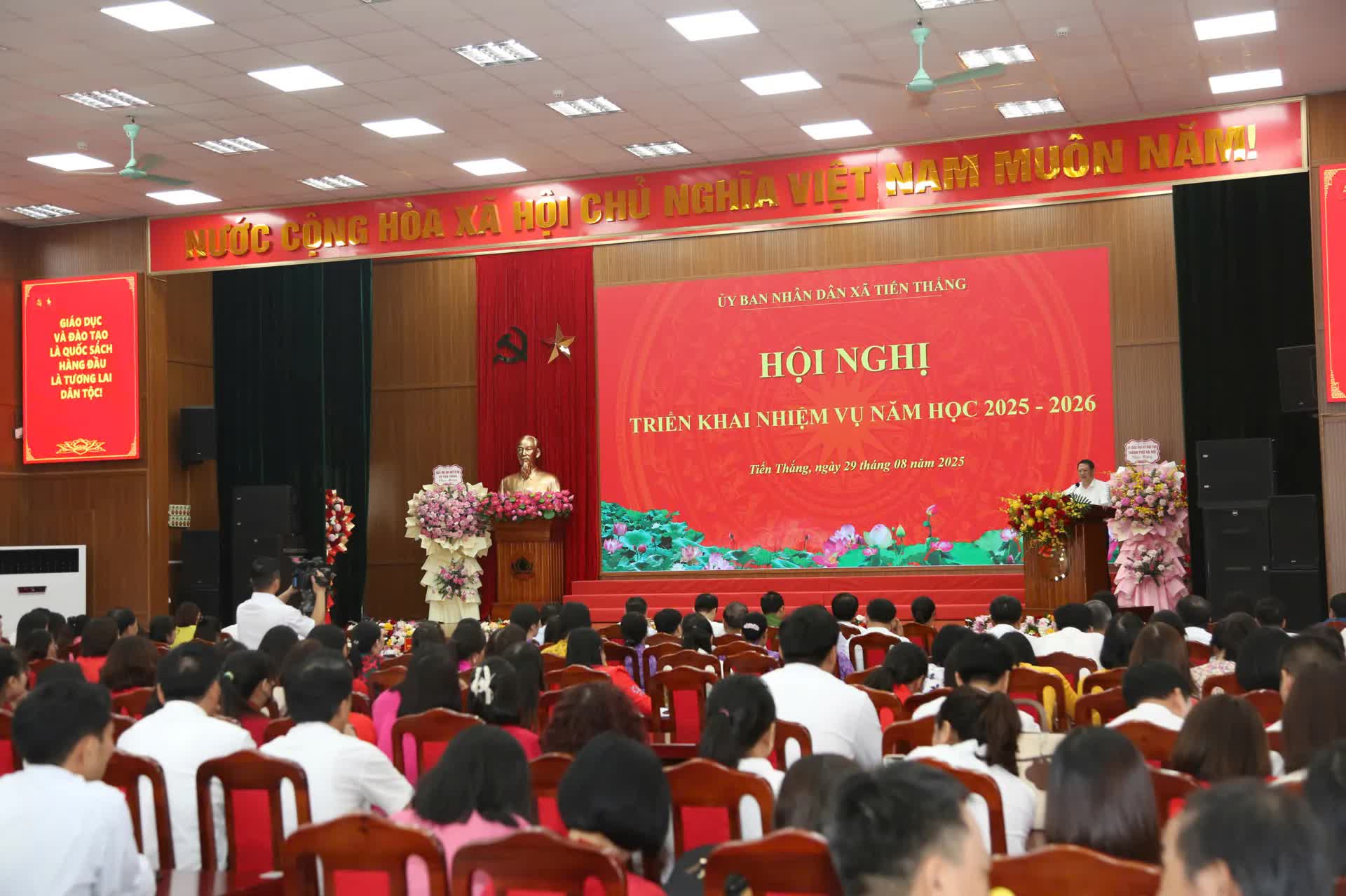 Xã Tiến Thắng: Giáo dục thế hệ trẻ có đủ tài, trí, đức- Ảnh 2.