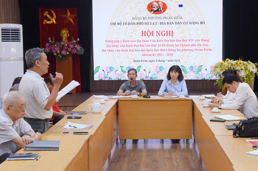Ủy viên Ban Thường vụ Thành ủy, Trưởng ban Tuyên giáo và Dân vận Thành ủy Hà Nội Nguyễn Doãn Toản:Văn kiện Đại hội phải thực sự là kết tinh trí tuệ và truyền cảm hứng cho toàn Đảng bộ- Ảnh 2.