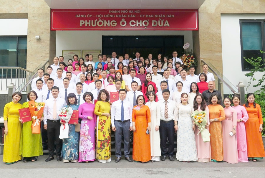 Phường Ô Chợ Dừa hướng tới đô thị thông minh, người dân hạnh phúc- Ảnh 1.