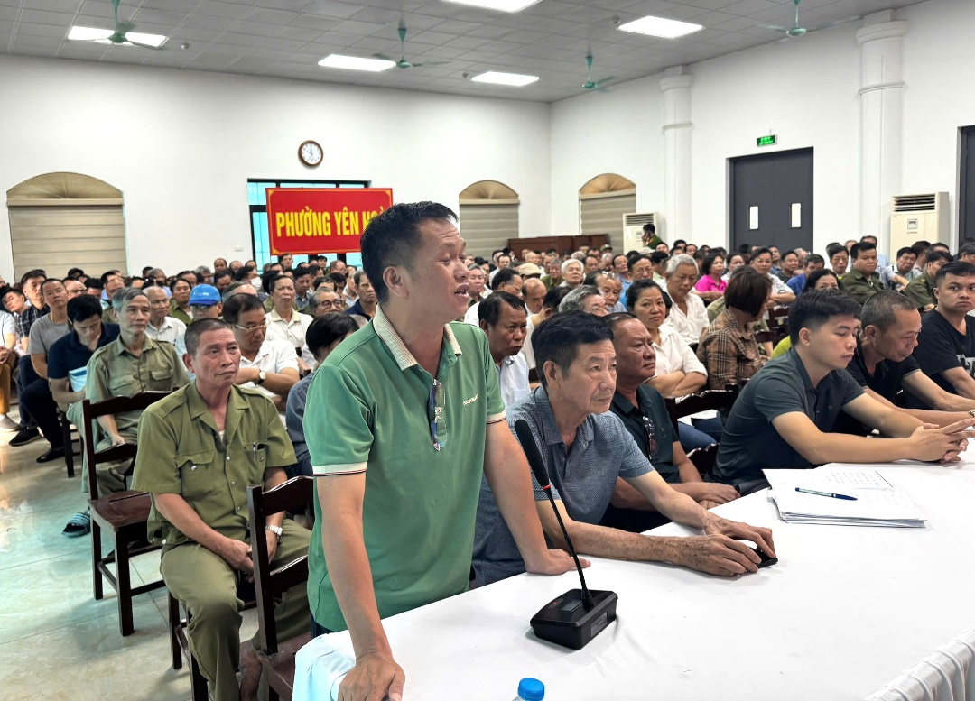 Phát huy vai trò của lực lượng tham gia bảo vệ an ninh trật tự ở cơ sở trên địa bàn phường Yên Hòa.- Ảnh 3.