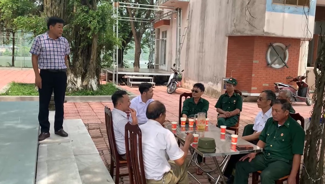Hội Cựu chiến binh xã Hồng Sơn tổ chức hội nghị triển khai học tập kinh nghiệm tại Hồ Quan Sơn- Ảnh 1.