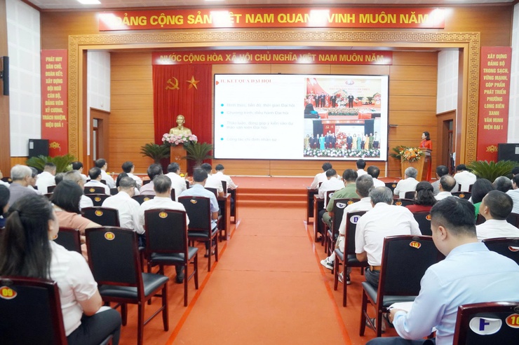 Đảng bộ phường Long Biên tổng kết công tác chỉ đạo Đại hội lần thứ I, khẳng định quyết tâm mới cho nhiệm kỳ 2025-2030- Ảnh 2.
