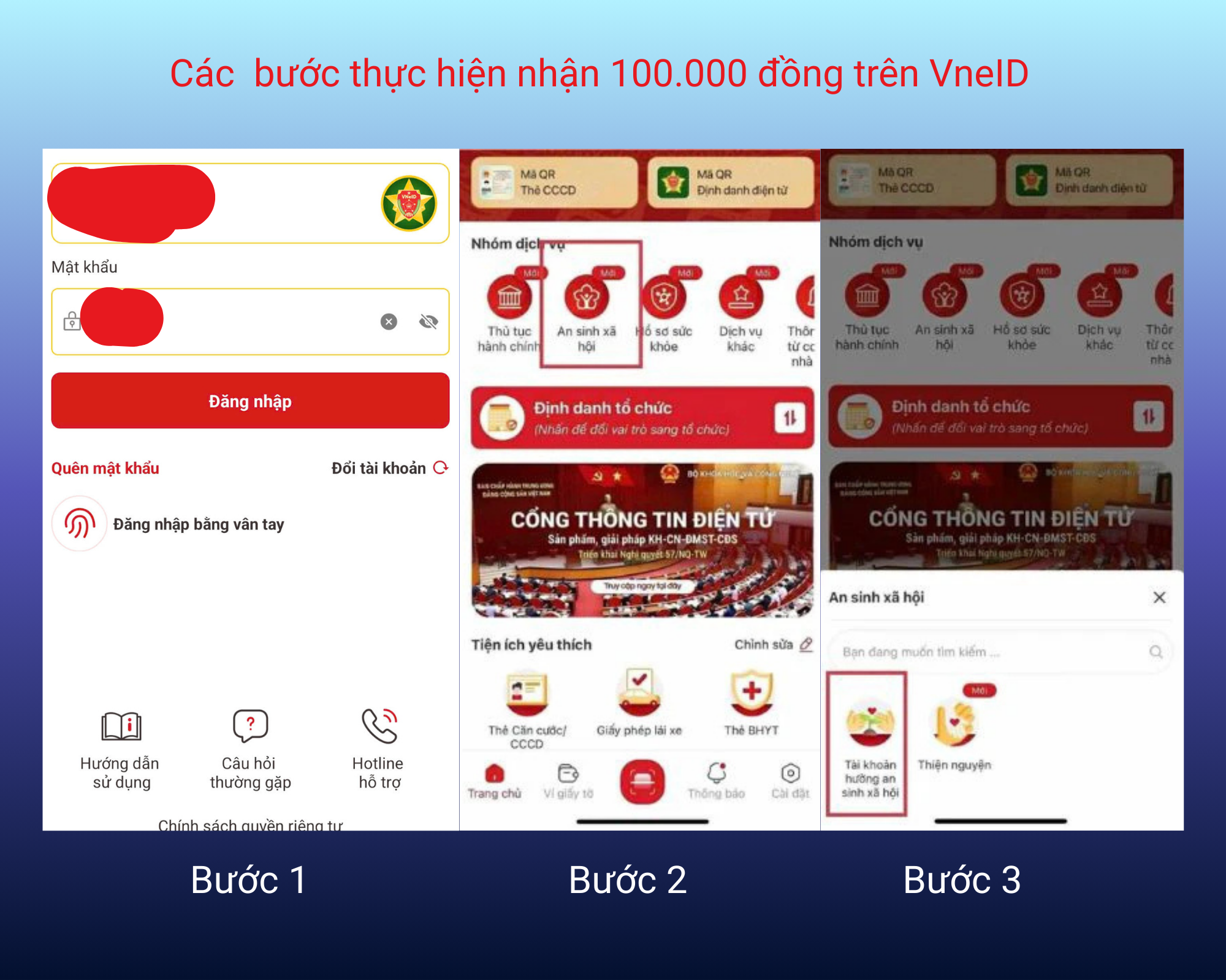 Hướng dẫn NHẬN QUÀ TẾT ĐỘC LẬP - QUỐC KHÁNH 2/9/2025 qua tài khoản ngân hàng và VNeID- Ảnh 4.