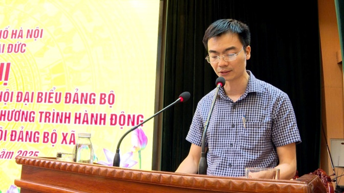Đảng ủy xã Hoài Đức khen thưởng 10 tập thể, 21 cá nhân có thành tích xuất sắc trong công tác tổ chức Đại hội đại biểu Đảng bộ xã lần thứ I- Ảnh 5.