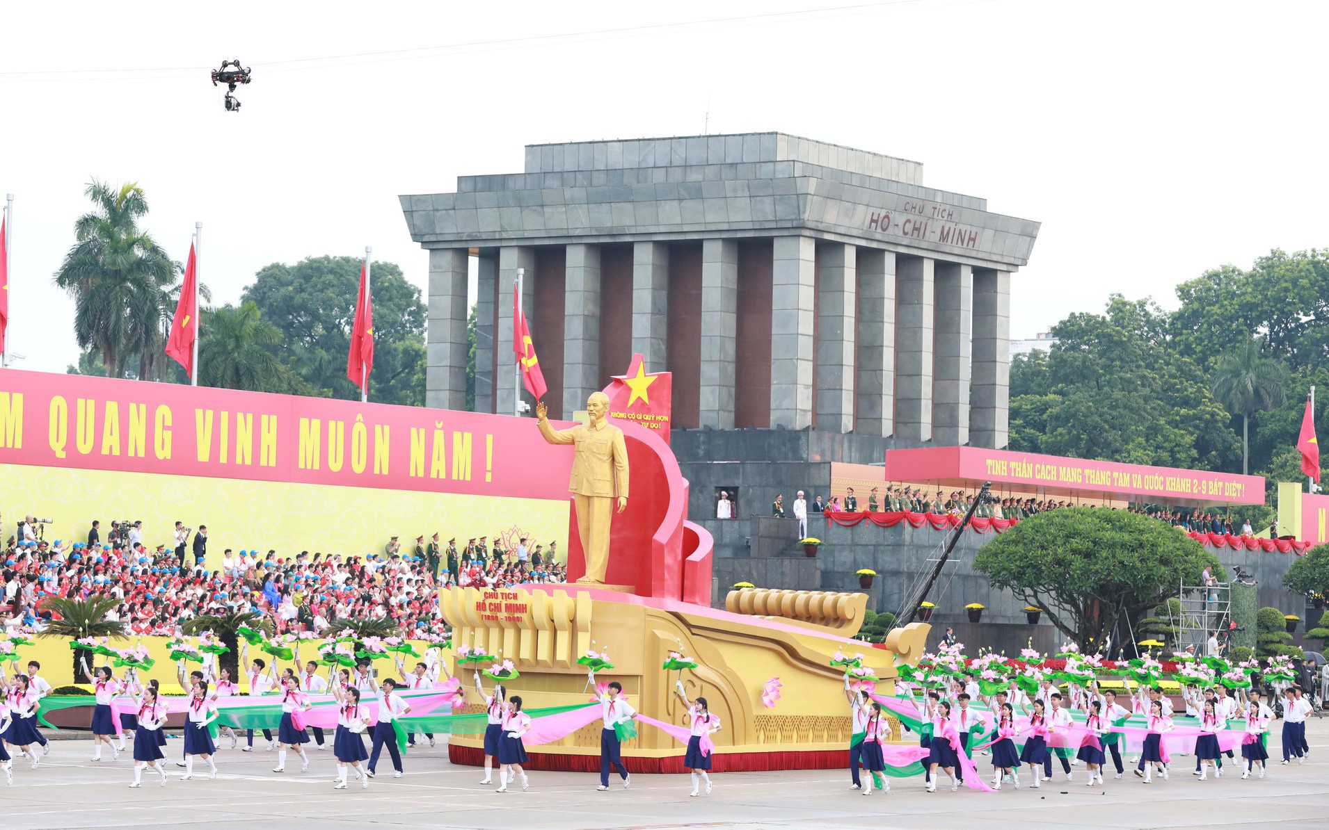 Lễ Tổng duyệt chương trình diễu binh, diễu hành kỷ niệm 80 năm Quốc khánh 2/9- Ảnh 1.