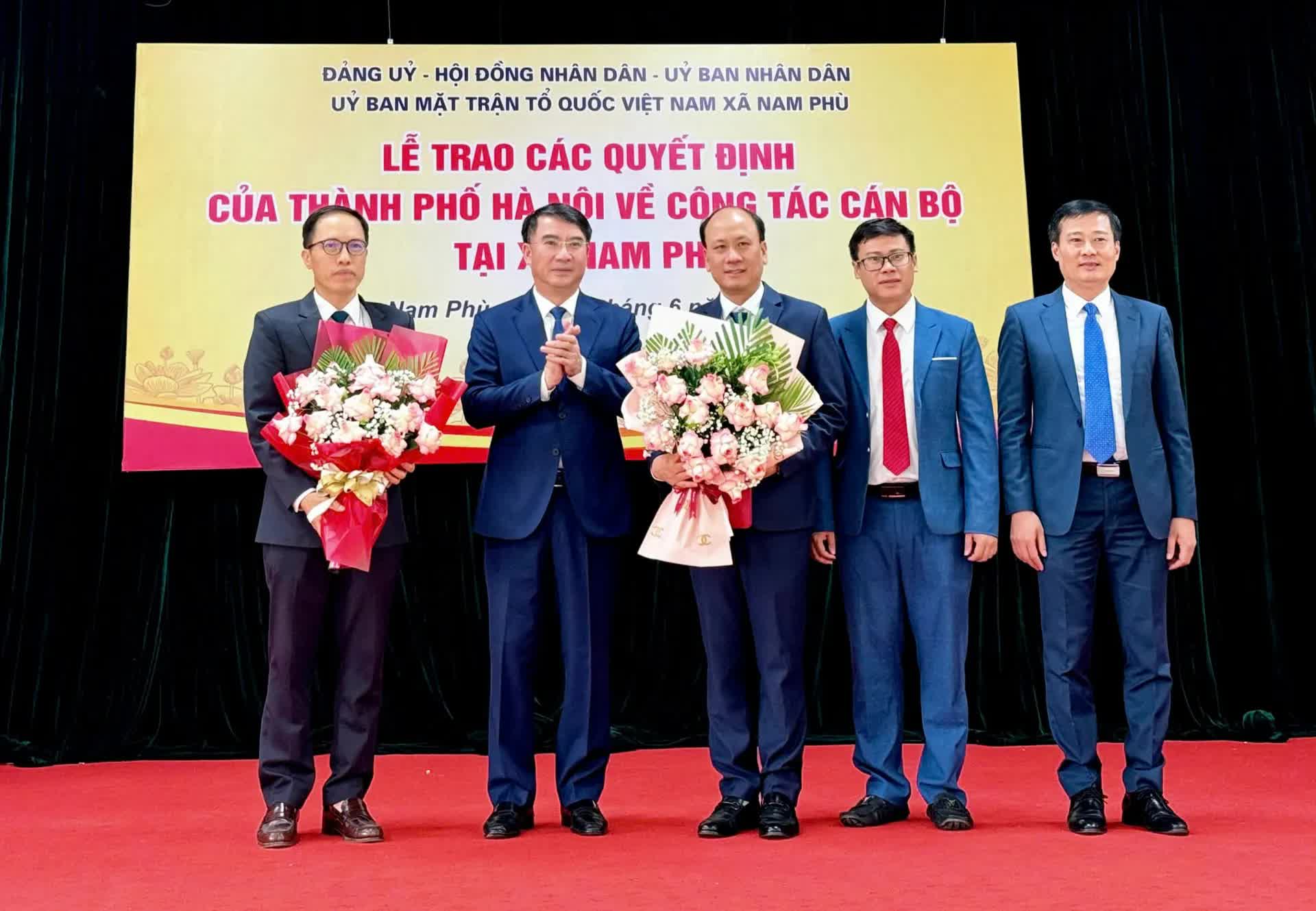 Bí thư Đảng ủy, Chủ tịch HĐND xã Nam Phù Vũ Anh Tú:
Đánh thức tiềm năng, xây dựng Nam Phù thành đô thị xanh, đáng sống- Ảnh 3.