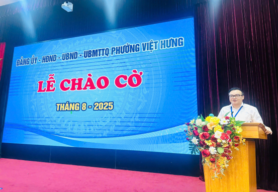 Đ/c Vũ Xuân Trường - PBT - Chủ tịch UBND phường phát biểu UBND phường chủ động triển khai đồng bộ các nhiệm vụ phát triển kinh tế