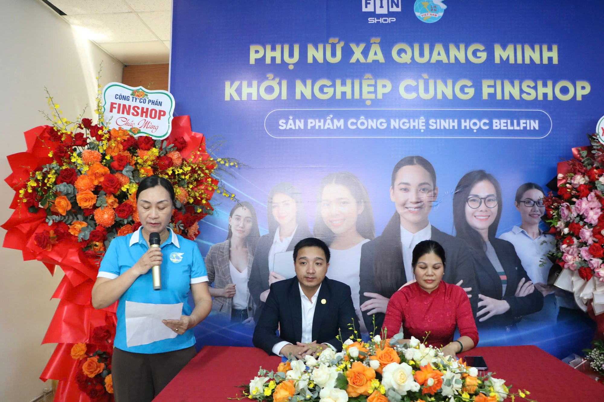 Hội LHPN xã Quang Minh ra mắt điểm hỗ trợ phụ nữ khởi nghiệp- Ảnh 8.