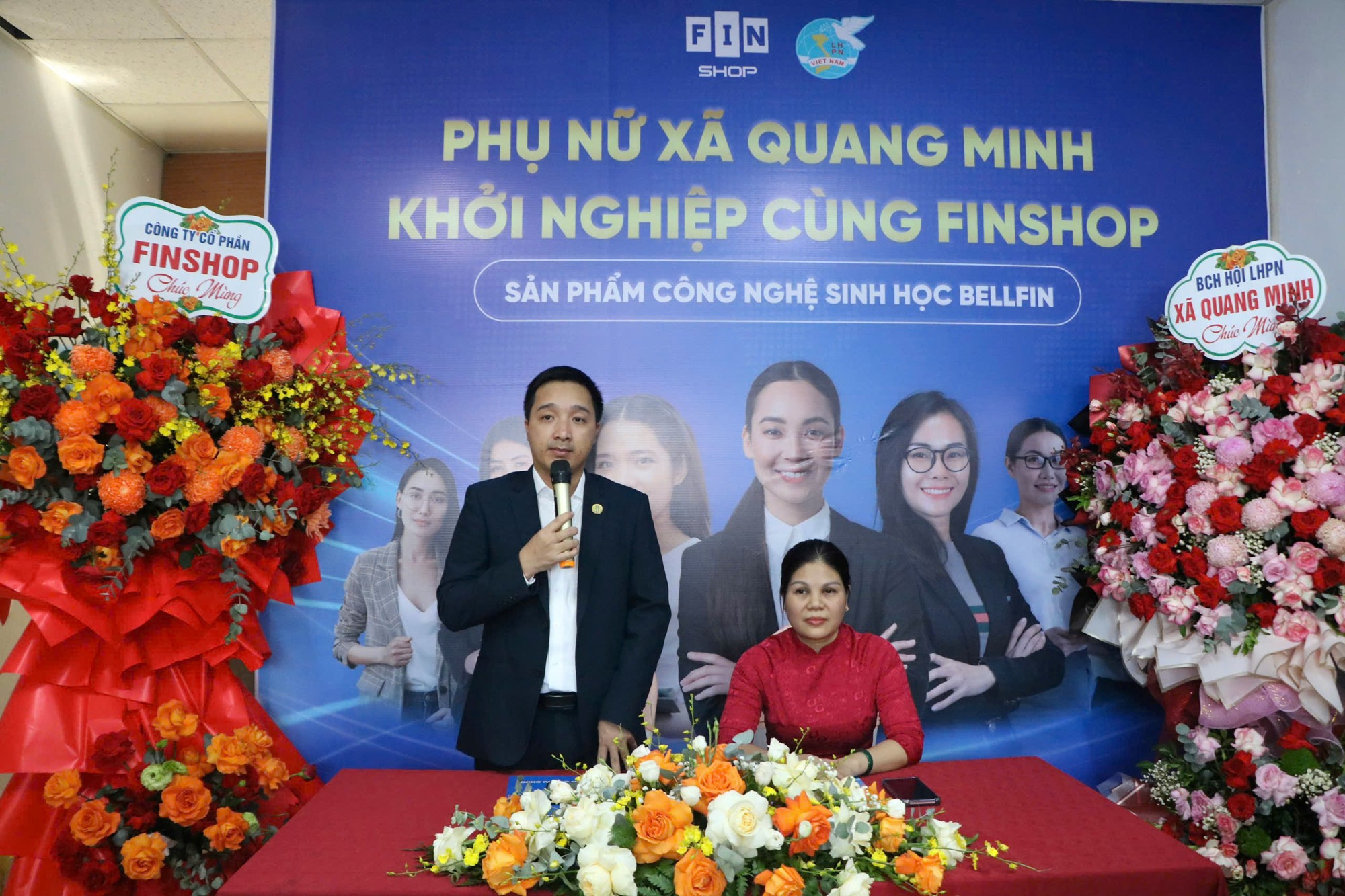 Hội LHPN xã Quang Minh ra mắt điểm hỗ trợ phụ nữ khởi nghiệp- Ảnh 7.