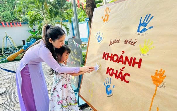 Hân hoan chào đón các bé yêu đến trường mầm non Đại Kim