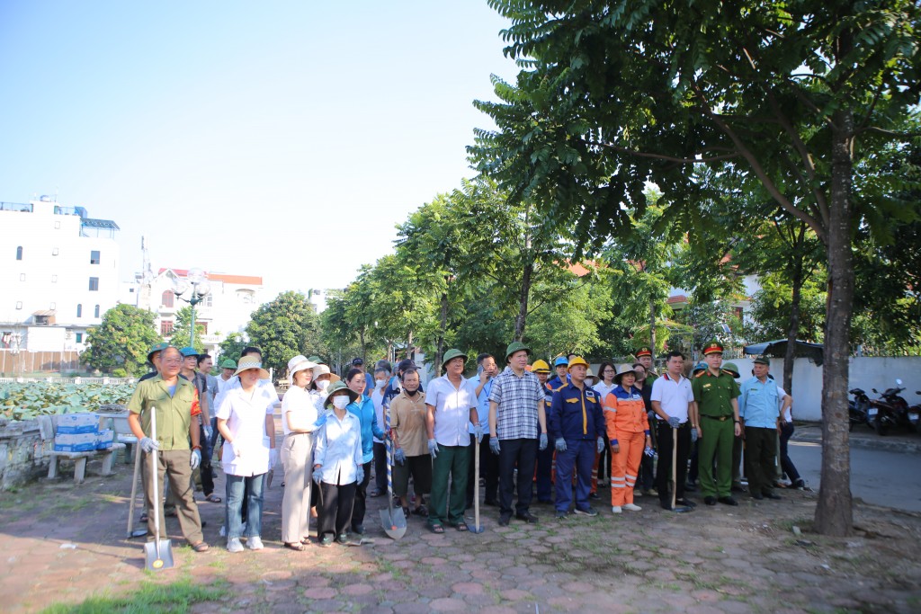 Xây dựng diện mạo đô thị phường Phúc Lợi sáng - xanh - sạch - đẹp- Ảnh 1.