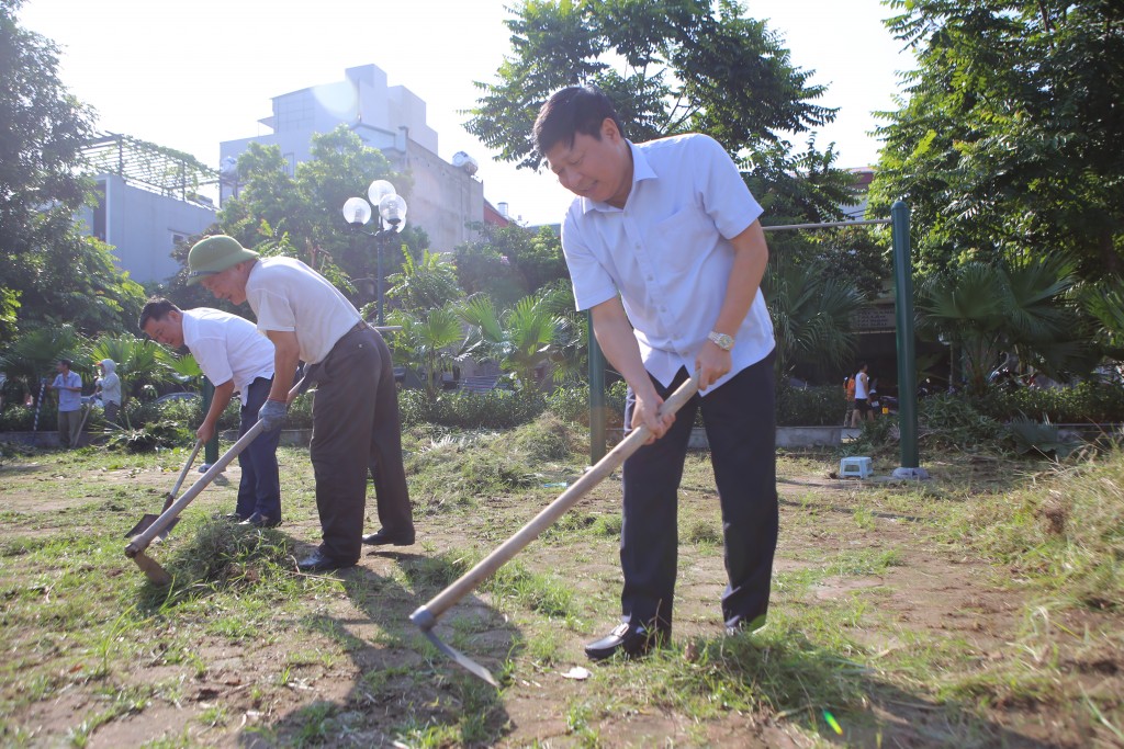 Xây dựng diện mạo đô thị phường Phúc Lợi sáng - xanh - sạch - đẹp- Ảnh 4.