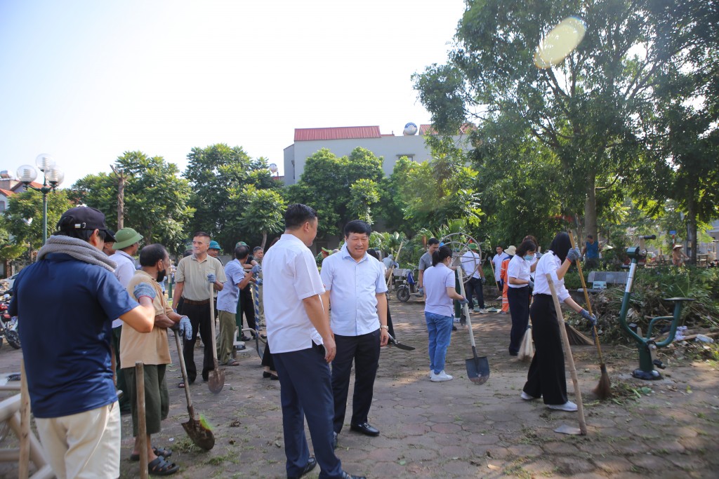 Xây dựng diện mạo đô thị phường Phúc Lợi sáng - xanh - sạch - đẹp- Ảnh 2.