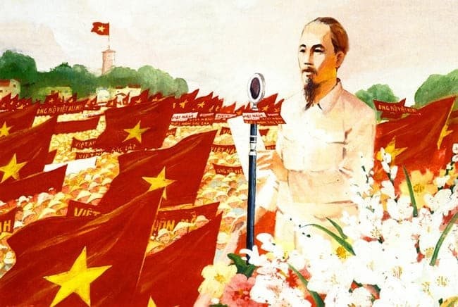 Triển lãm tranh cổ động tuyên truyền kỷ niệm 80 năm Cách mạng Tháng Tám và Quốc khánh 2/9- Ảnh 1.