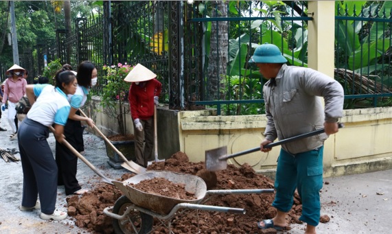Hội Phụ nữ xã Mỹ Đức thi đua lập thành tích chào Mừng Đại hội Đảng bộ xã khóa 1- Ảnh 4.