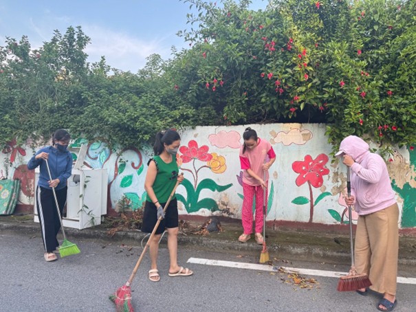 An Khánh ra quân tổng vệ sinh môi trường trên địa bàn xã- Ảnh 2.