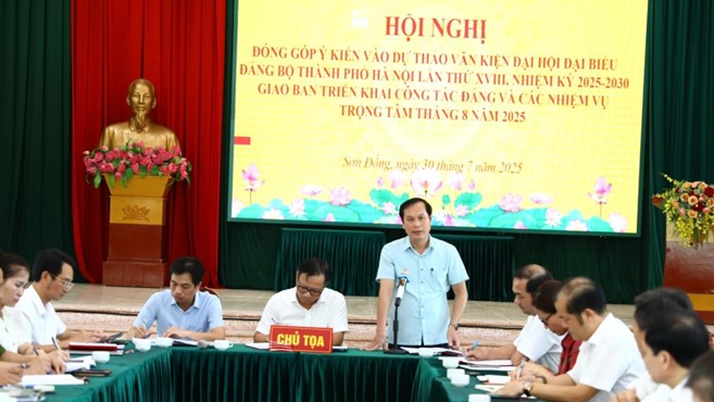 Đảng ủy xã tổ chức giao ban công tác Đảng và các nhiệm vụ trọng tâm tháng 8/2025- Ảnh 10.