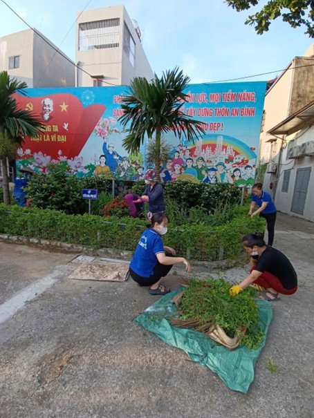 An Khánh ra quân tổng vệ sinh môi trường trên địa bàn xã- Ảnh 3.