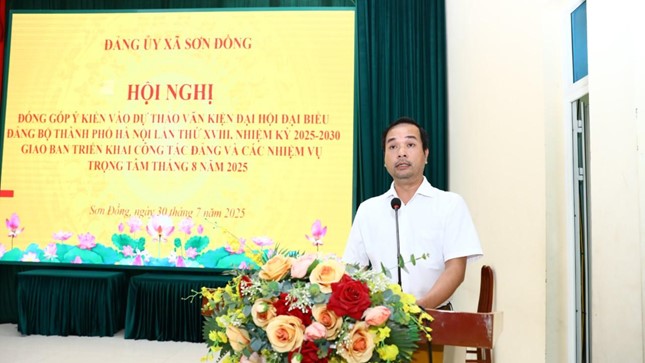 Đảng ủy xã tổ chức giao ban công tác Đảng và các nhiệm vụ trọng tâm tháng 8/2025- Ảnh 2.