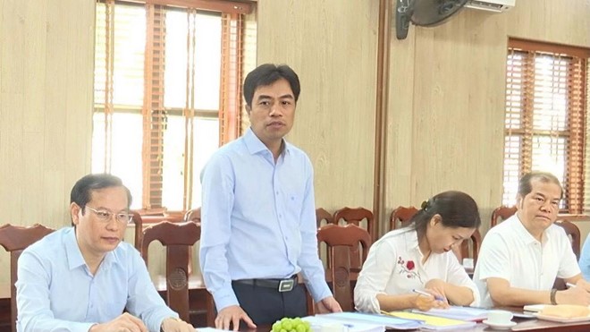 Chủ nhiệm Uỷ ban Kiểm tra Thành uỷ Hà Nội Hoàng Trọng Quyết làm việc tại xã Sơn Đồng về công tác chuẩn bị tổ chức Đại hội Đảng bộ xã lần thứ Nhất- Ảnh 2.