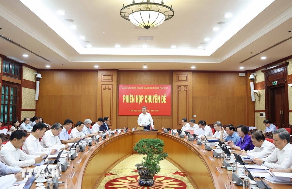 Tổng Bí thư Tô Lâm: Những điểm nghẽn đã phát hiện phải được xử lý triệt để, không cản trở phát triển- Ảnh 1.