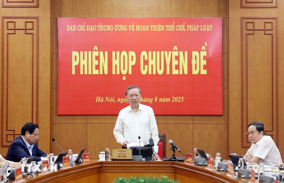 Tổng Bí thư Tô Lâm: Những điểm nghẽn đã phát hiện phải được xử lý triệt để, không cản trở phát triển- Ảnh 3.