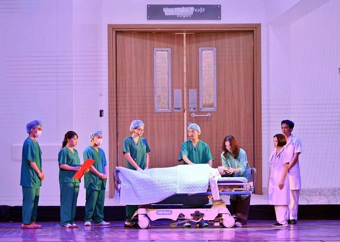 Hội diễn văn nghệ chào mừng 105 năm thành lập Bệnh viện đa khoa Xanh Pôn- Ảnh 1.