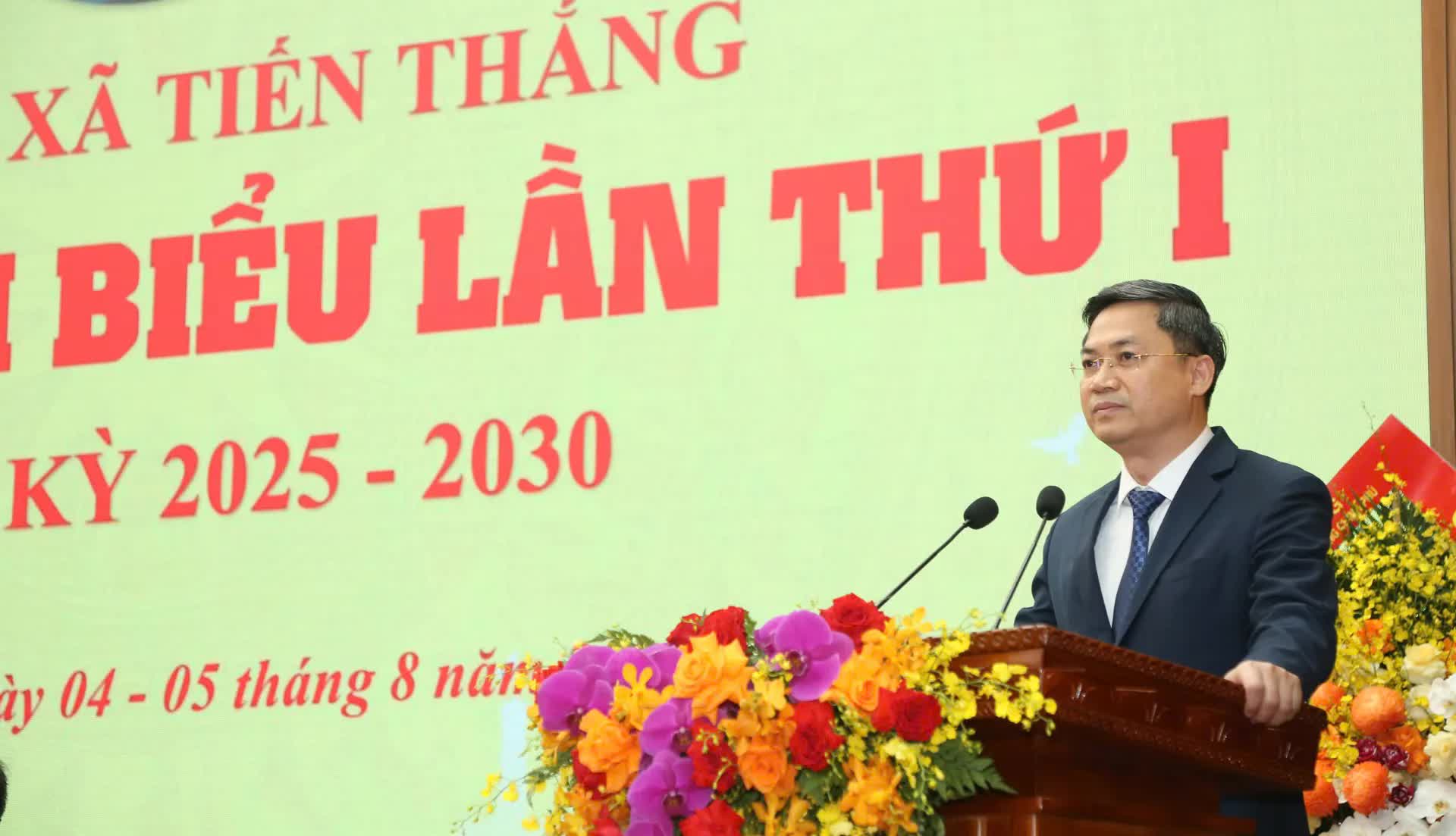 Đại hội đại biểu Đảng bộ xã Tiến Thắng lần thứ I, nhiệm kỳ 2025-2030 thành công tốt đẹp- Ảnh 5.