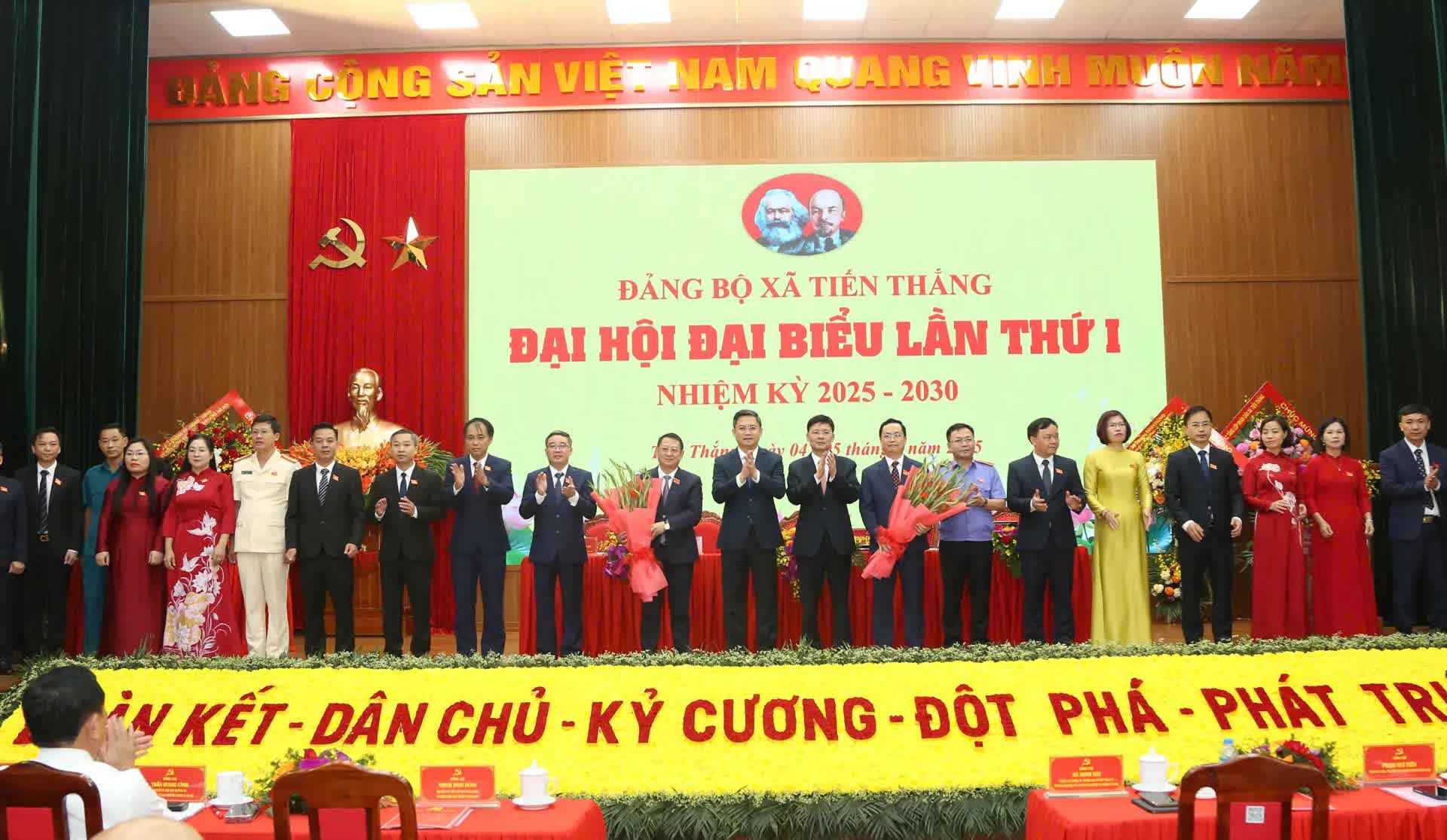 Đại hội đại biểu Đảng bộ xã Tiến Thắng lần thứ I, nhiệm kỳ 2025-2030 thành công tốt đẹp- Ảnh 9.