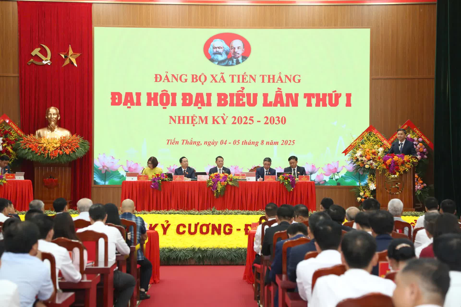 Đại hội đại biểu Đảng bộ xã Tiến Thắng lần thứ I, nhiệm kỳ 2025-2030 thành công tốt đẹp- Ảnh 6.