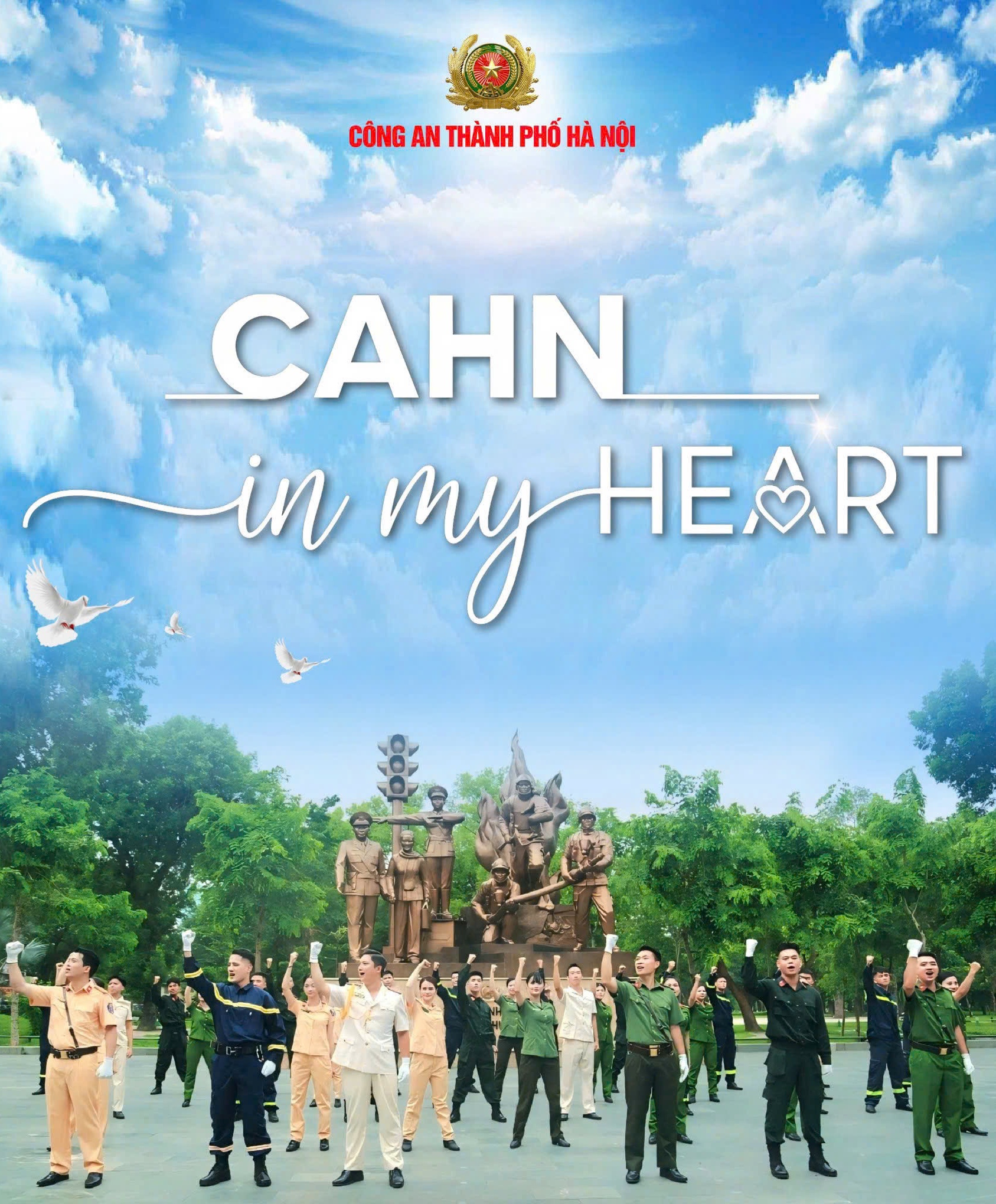 Ra mắt MV 'Công an Hà Nội trong trái tim tôi - CAHN in my heart'- Ảnh 1.