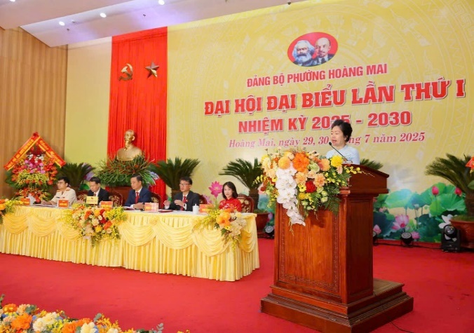 GIÁO VIÊN VÀ HỌC SINH TRƯỜNG THCS HOÀNG MAI VINH DỰ THAM DỰ ĐẠI HỘI ĐẢNG BỘ PHƯỜNG HOÀNG MAI LẦN THỨ I NHIỆM KỲ 2025-2030- Ảnh 5.