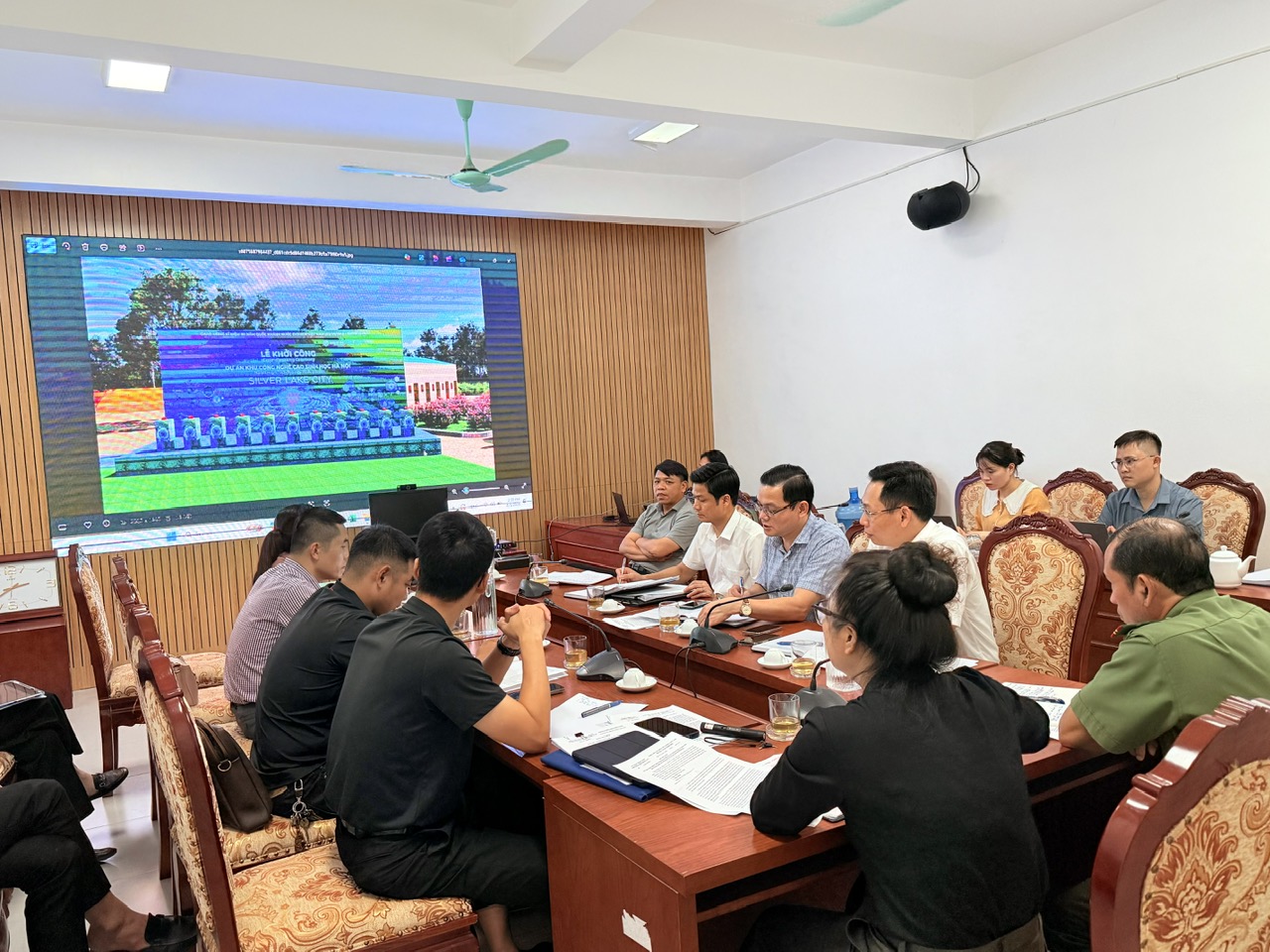PHƯỜNG THƯỢNG CÁT HỌP CHỈ ĐẠO CHUẨN BỊ LỄ KHỞI CÔNG DỰ ÁN KHU CÔNG NGHỆ CAO SINH HỌC HÀ NỘI CHÀO MỪNG KỶ NIỆM 80 NĂM CÁCH MẠNG THÁNG TÁM THÀNH CÔNG VÀ QUỐC KHÁNH NƯỚC CHXHCN VIỆT NAM- Ảnh 2.