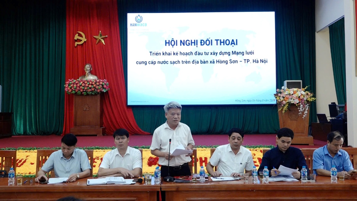 Xã Hồng Sơn triển khai kế hoạch đầu tư xây dựng mạng lưới cung cấp nước sạch- Ảnh 1.