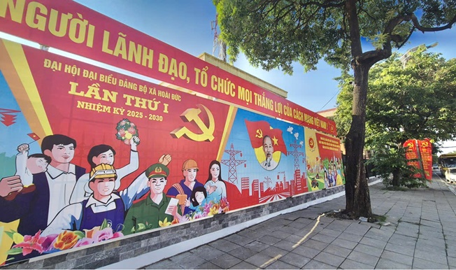 Xã Hoài Đức đẩy mạnh công tác tuyên truyền Đại hội đại biểu Đảng bộ xã lần thứ I, nhiệm kỳ 2025-2030- Ảnh 4.