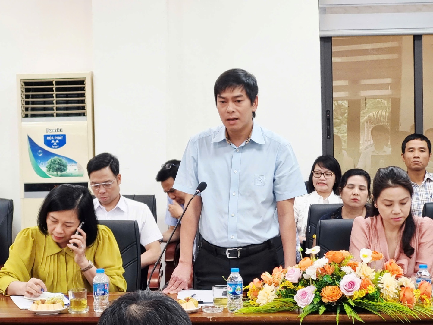 Đoàn công tác Bộ Nông nghiệp và Môi trường làm việc với Thành phố Hà Nội về thực hiện mô hình 02 cấp trong lĩnh vực nông nghiệp và môi trường tại phường Đại Mỗ- Ảnh 4.