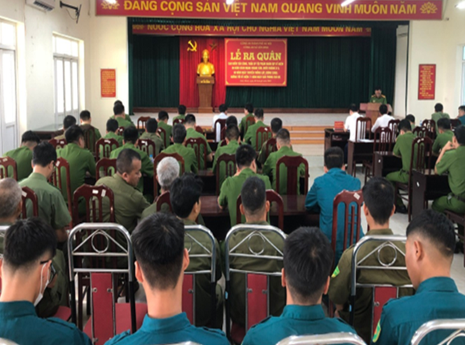 Công an xã Liên Minh: Ra quân Cao điểm tấn công, trấn áp tội phạm- Ảnh 1.