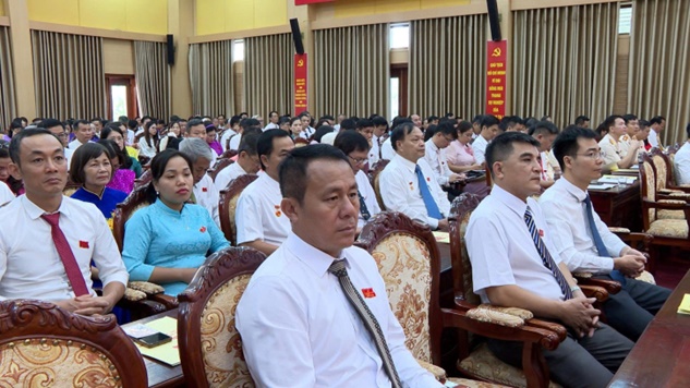 Ngày làm việc thứ nhất Đại hội đại biểu Đảng bộ xã Hoài Đức lần thứ I, nhiệm kỳ 2025-2030- Ảnh 8.