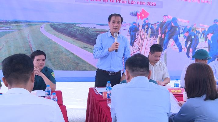 Xã Phúc Lộc tổ chức Diễn tập thực hành xử lý một số tình huống trong công tác phòng, chống thiên tai- Ảnh 4.