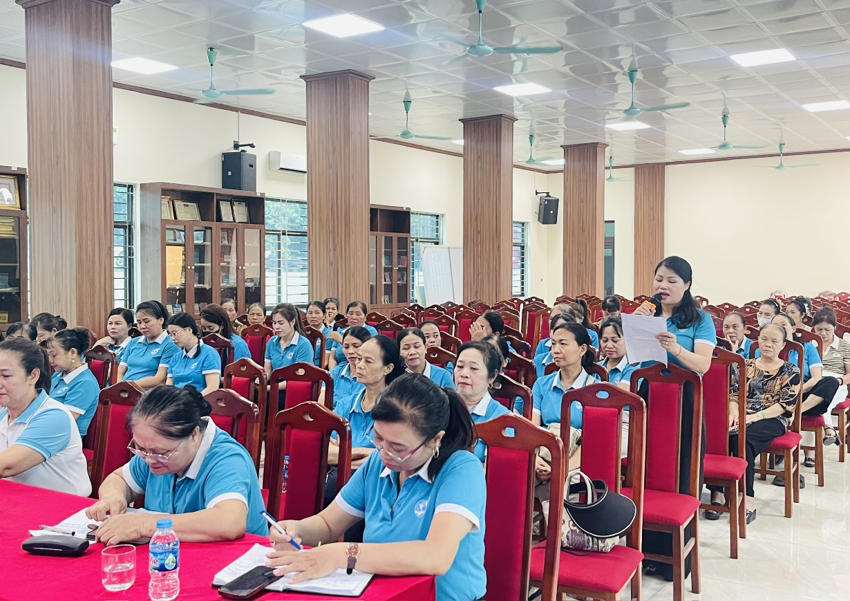 HỘI LIÊN HIỆP PHỤ NỮ XÃ VĨNH THANH TỔ CHỨC HỘI NGHỊ LẤY Ý KIẾN GÓP Ý VÀO DỰ THẢO VĂN KIỆN ĐẠI HỘI ĐẢNG CÁC CẤP, NHIỆM KỲ 2025 – 2030- Ảnh 5.