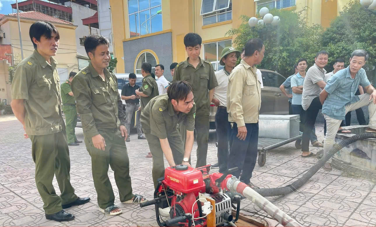 Tập huấn kỹ năng PCCC cho lực lượng an ninh trật tự cơ sở- Ảnh 1.